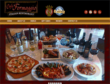 Tablet Screenshot of cafeformaggio.com